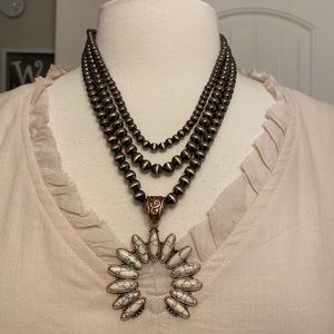 Beautiful squash blossom necklace